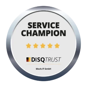 DISQ Trust-Siegel der Moch.IT GmbH
